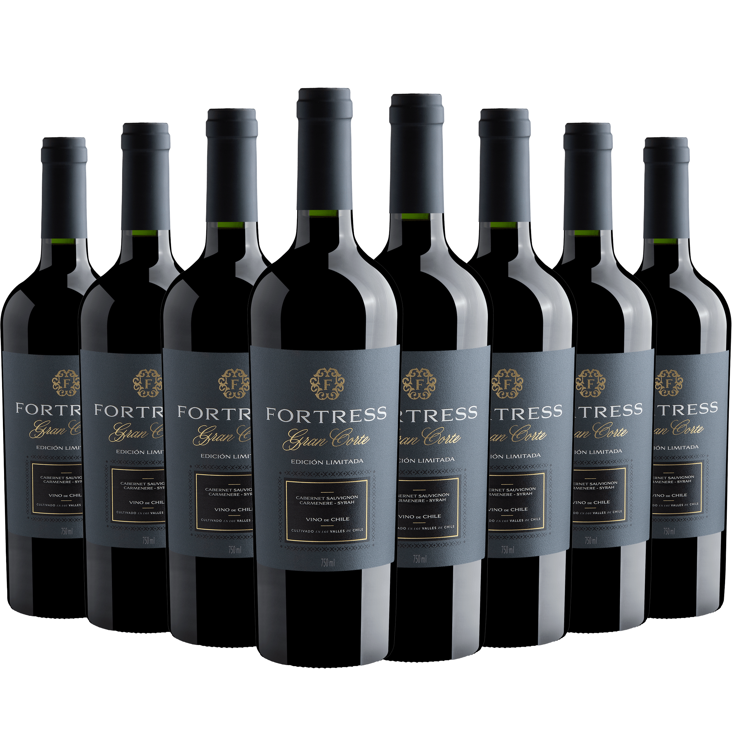 Kit 8 Fortress Edición Limitada Cabernet Sauvignon - Carmenere - Syrah