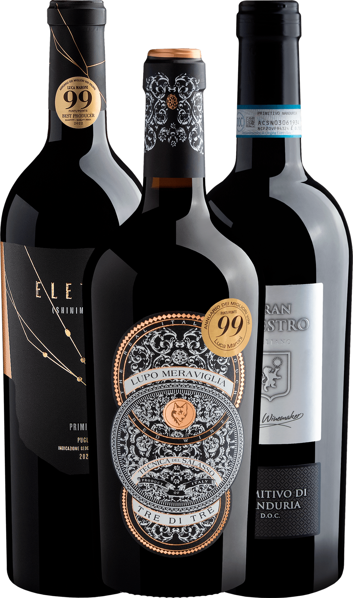 Kit 3 Italianos 98+ Pontos