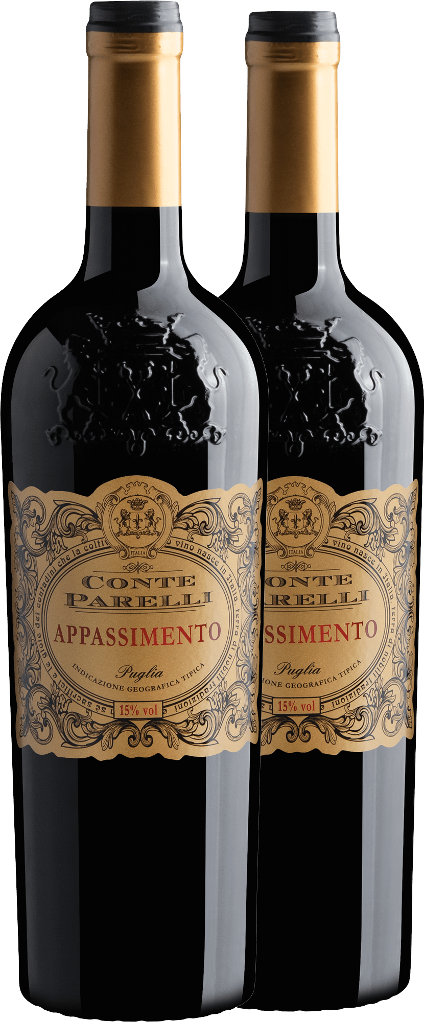Kit 2 Conte Parelli Appassimento Puglia IGT