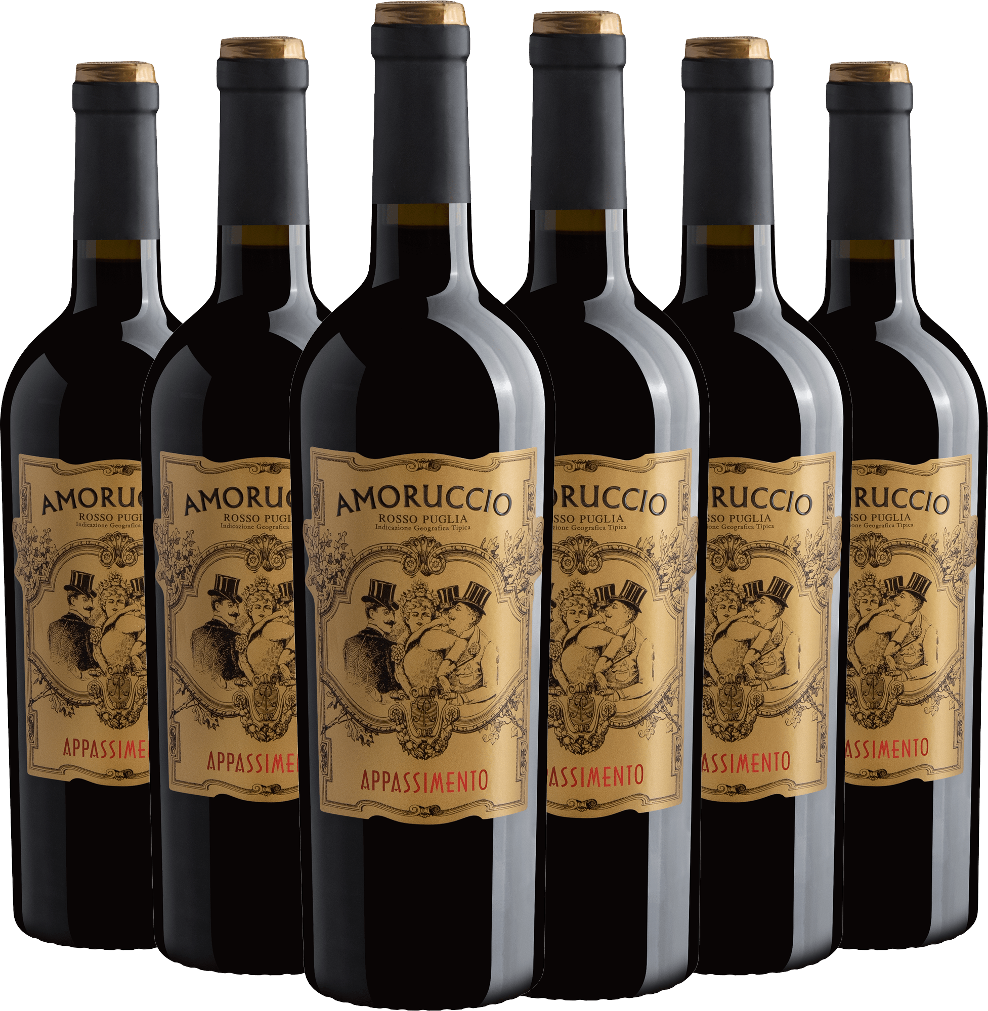 Kit 6 Amoruccio Appassimento Rosso Puglia Passito IGT