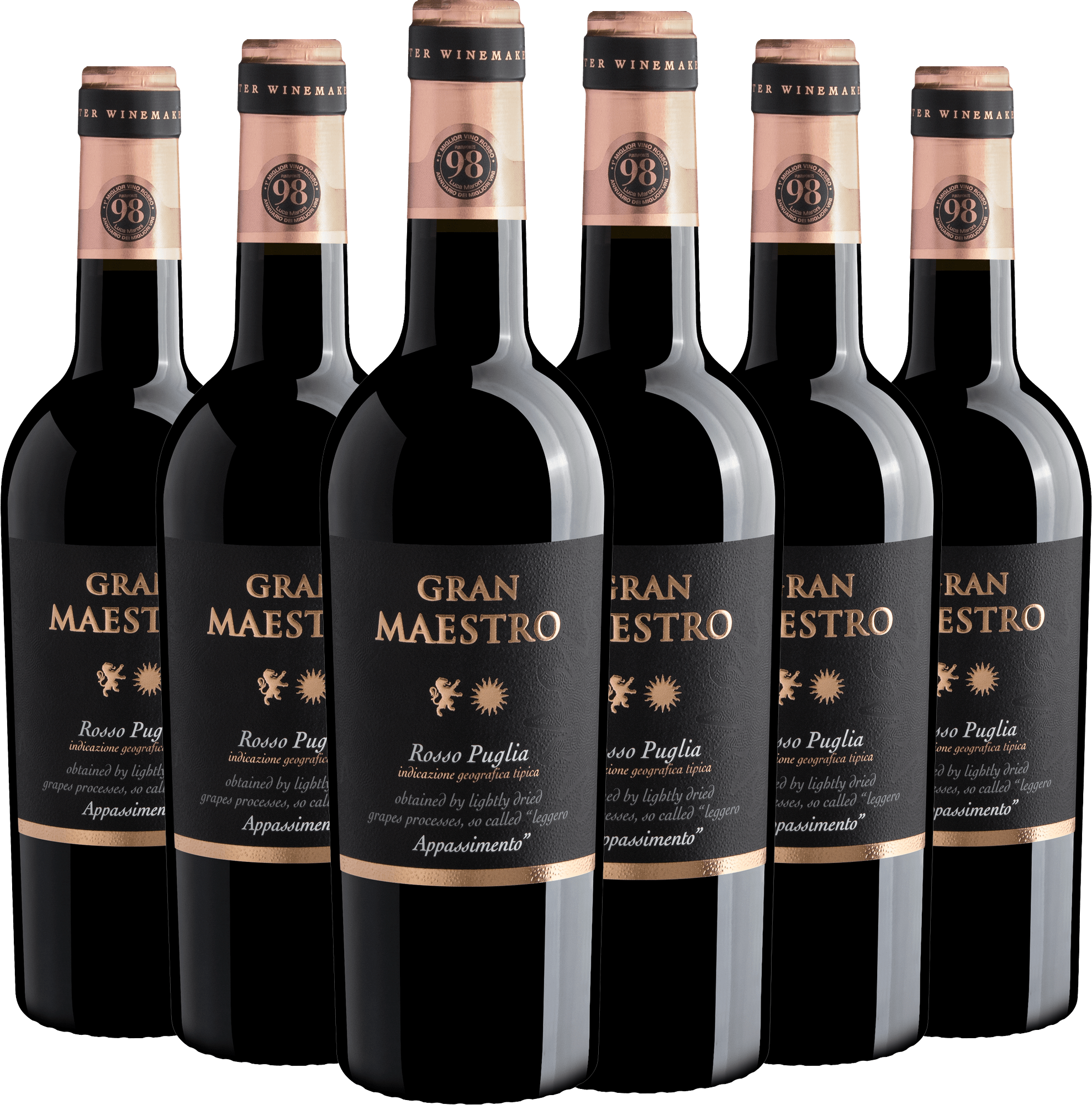 Kit 6 Gran Maestro Appassimento Rosso Puglia IGT