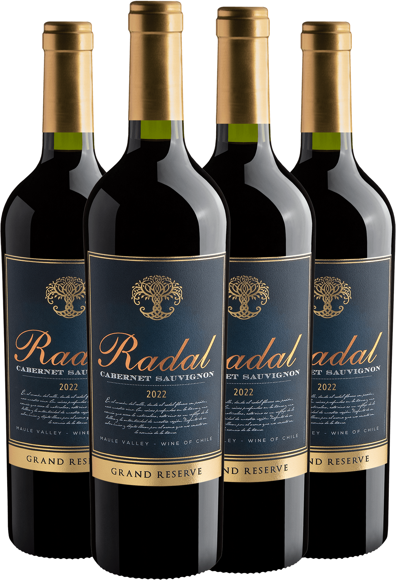 Kit 4 Radal Grand Reserve Cabernet Sauvignon