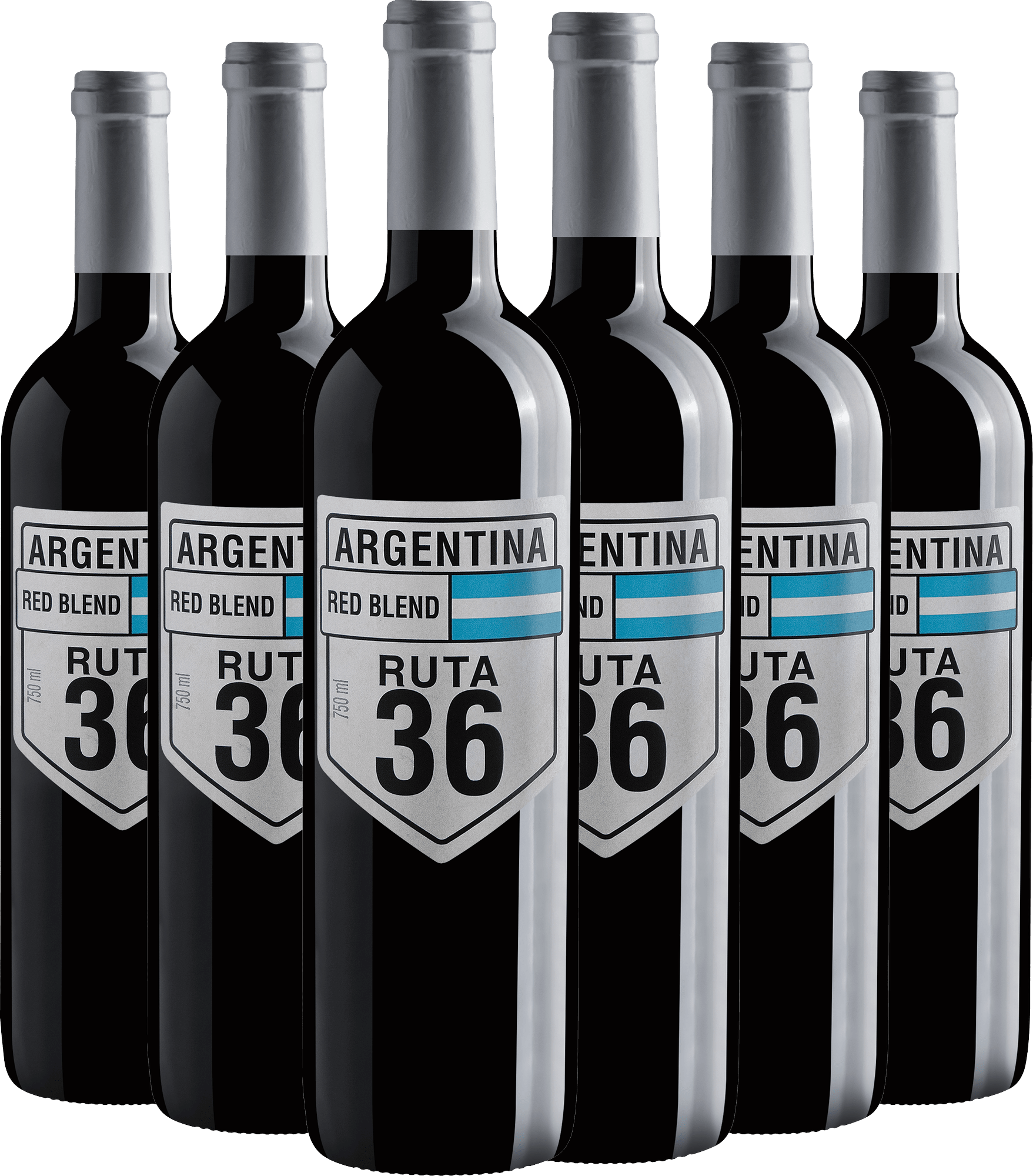 Kit 6 Ruta 36 Red Blend
