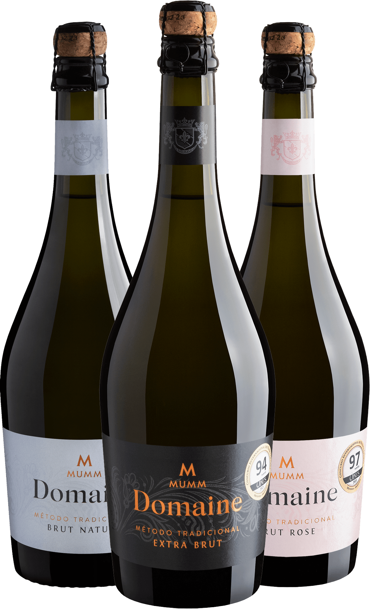 Kit 3 Mumm Domaine 93+ Pontos