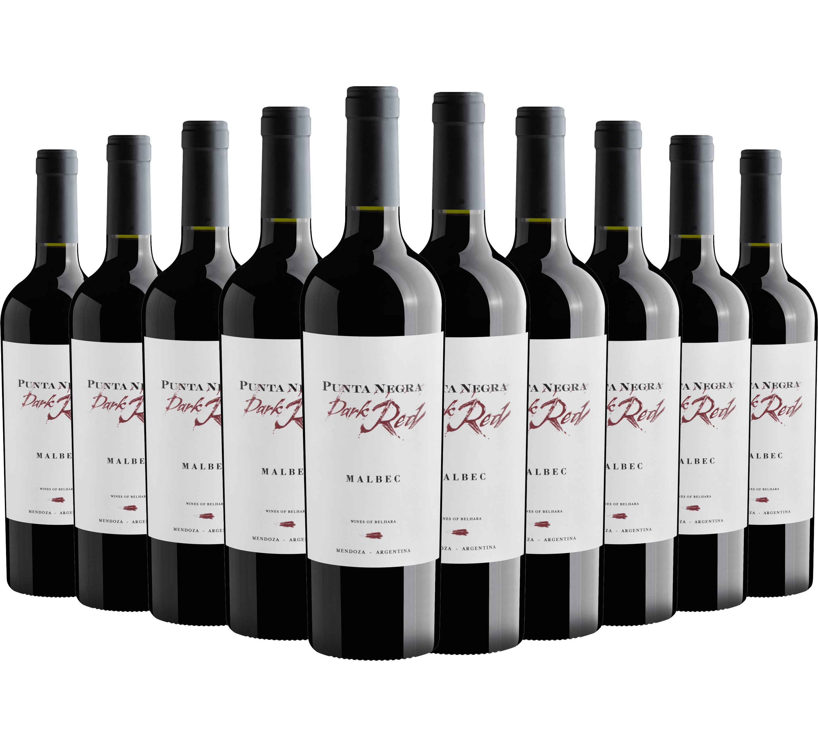 Kit 10 Punta Negra Dark Red Malbec