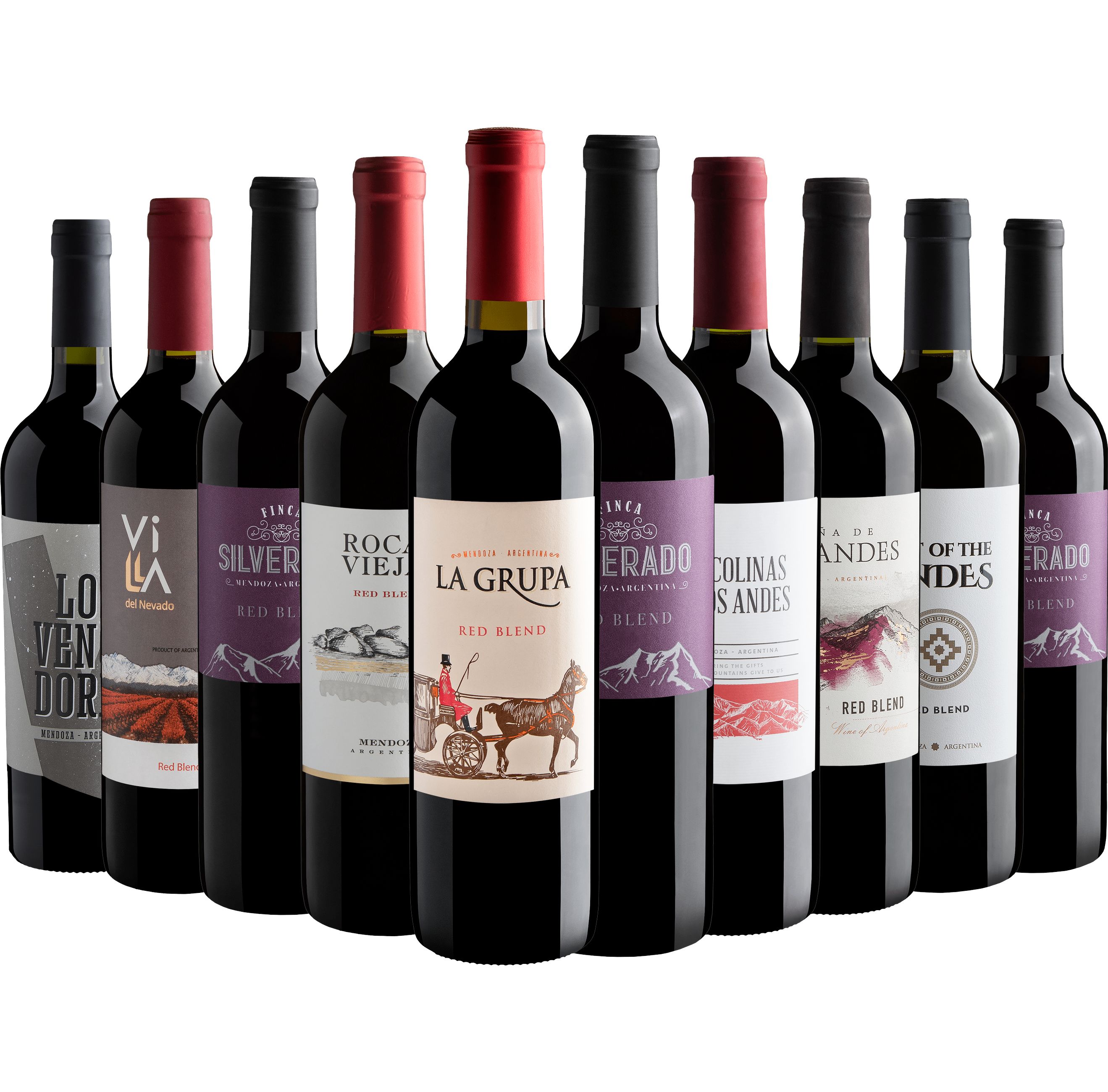 Kit 10 Argentinos Red Blend