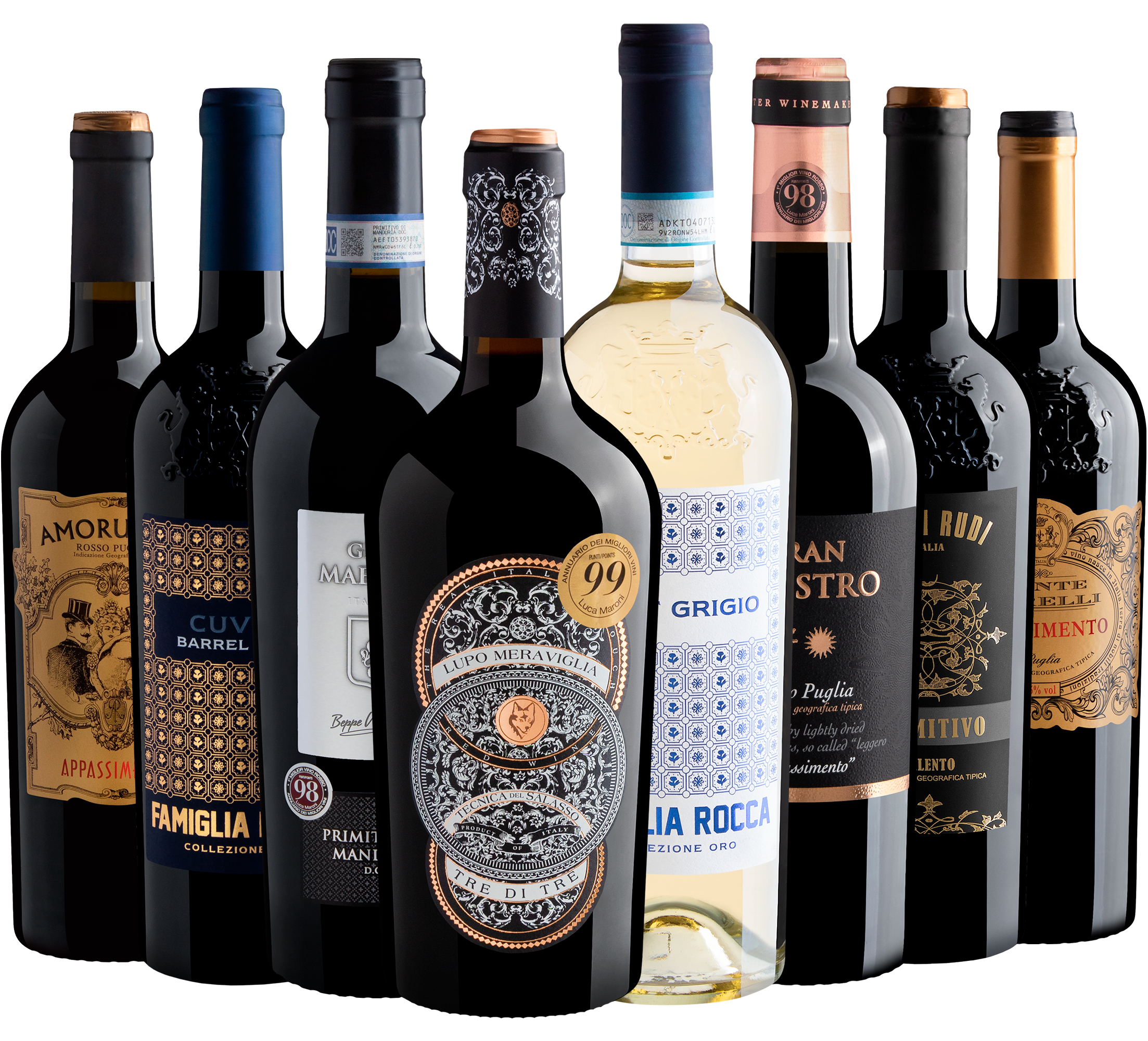 Kit 8 Italianos 93+ Pontos