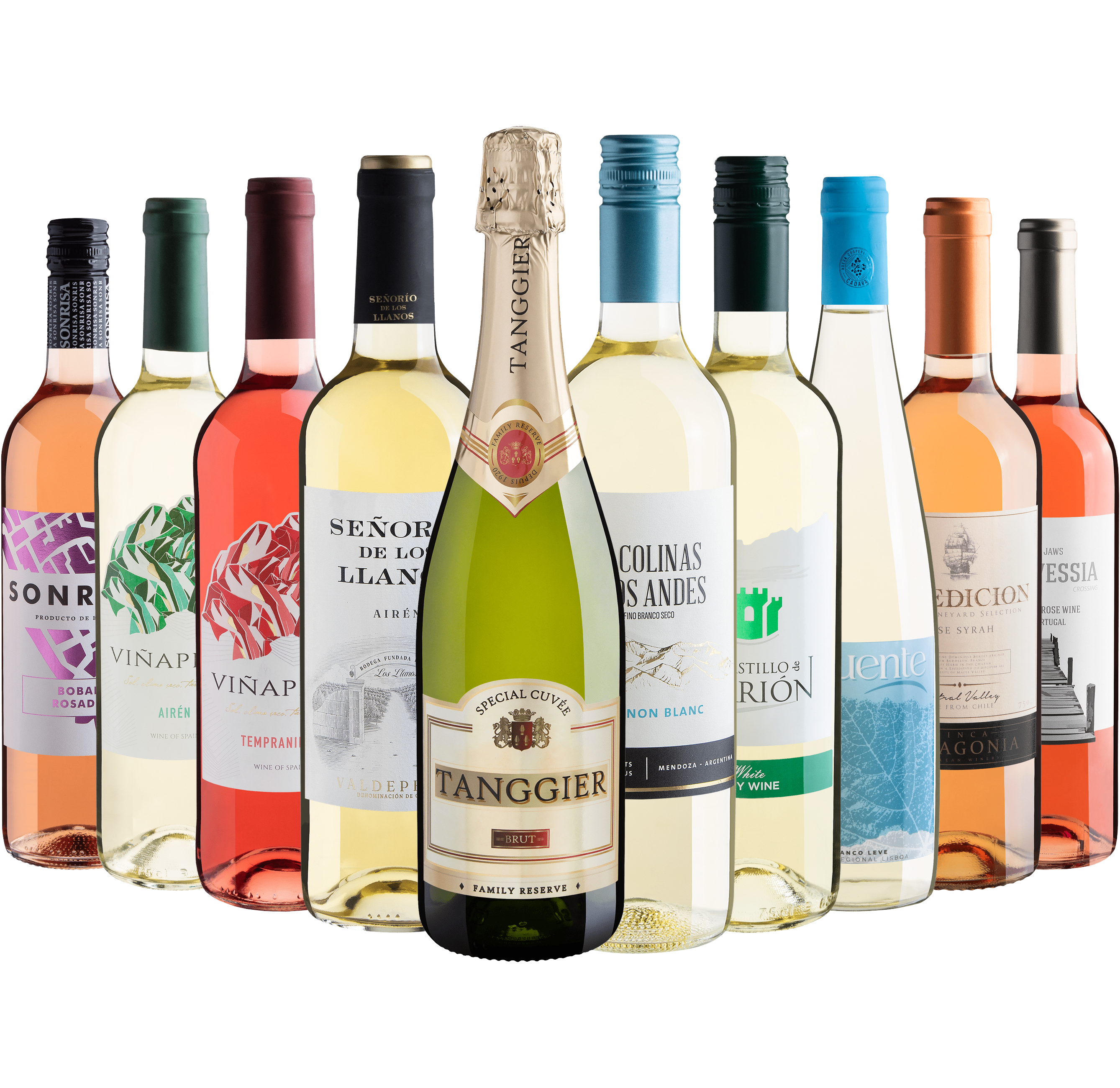 Kit 10 Vinhos Refrescantes com Tanggier Brut
