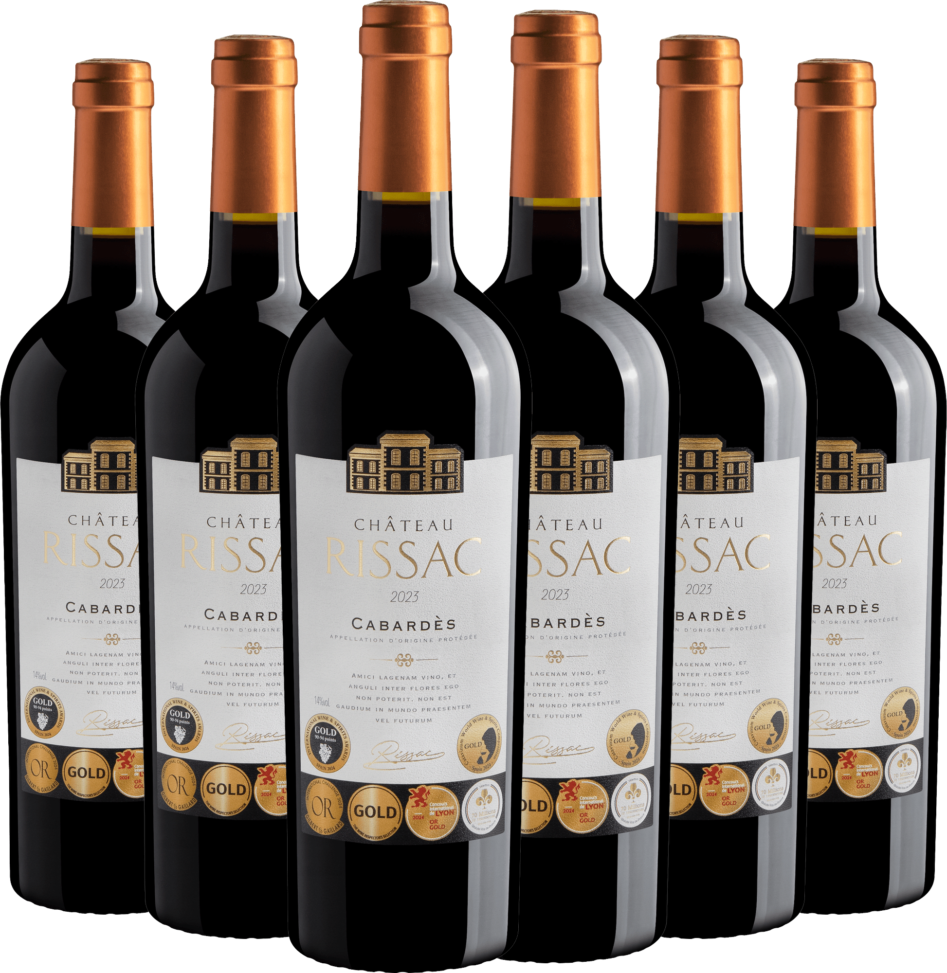 Kit 6 Château Rissac Cabardès AOP