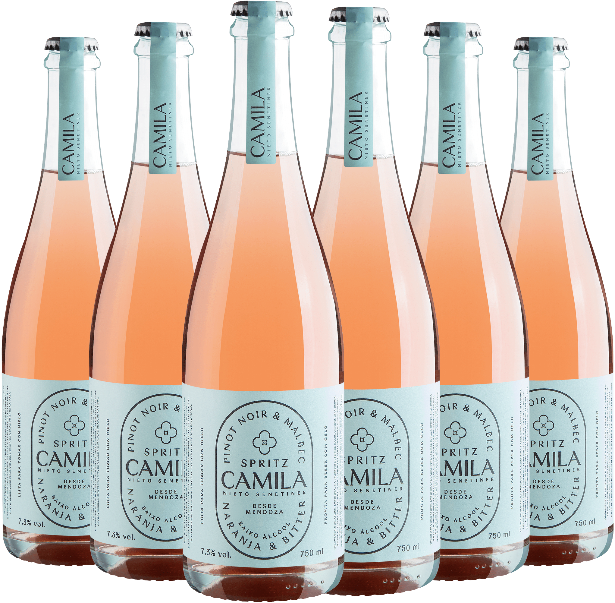 Kit 6 Nieto Senetiner Camila Cocktail Spritz