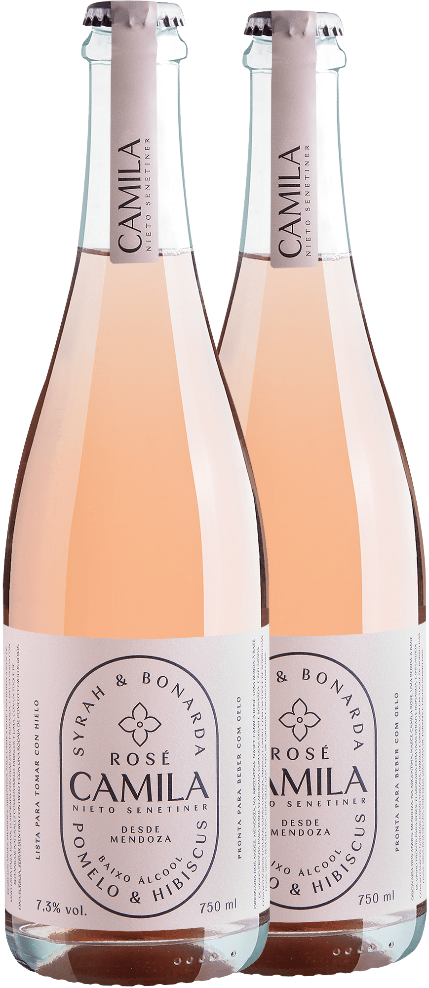 Kit 2 Nieto Senetiner Camila Cocktail Rosé