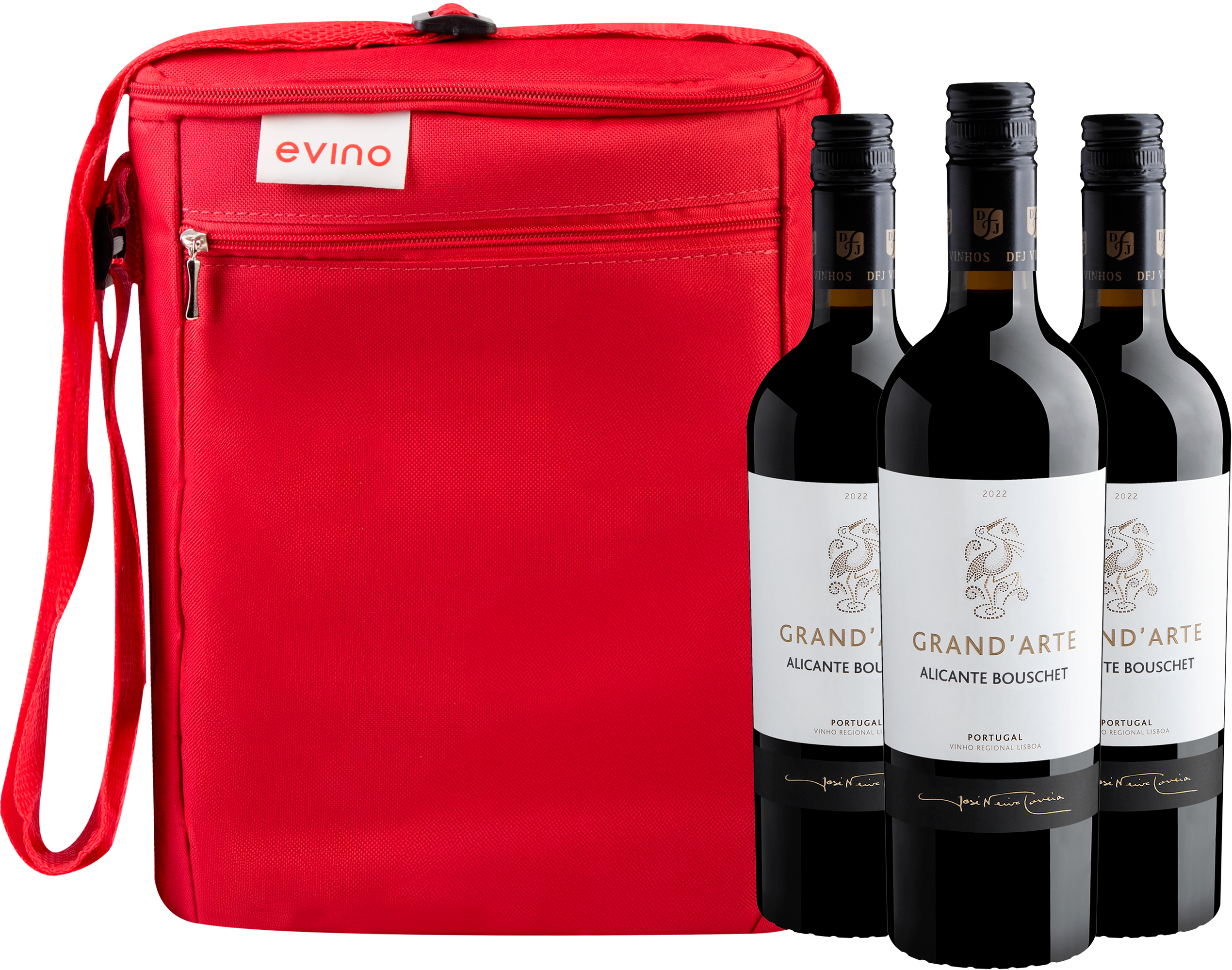 Kit 3 Grand'Arte Alicante Bouschet + Bolsa Exclusiva