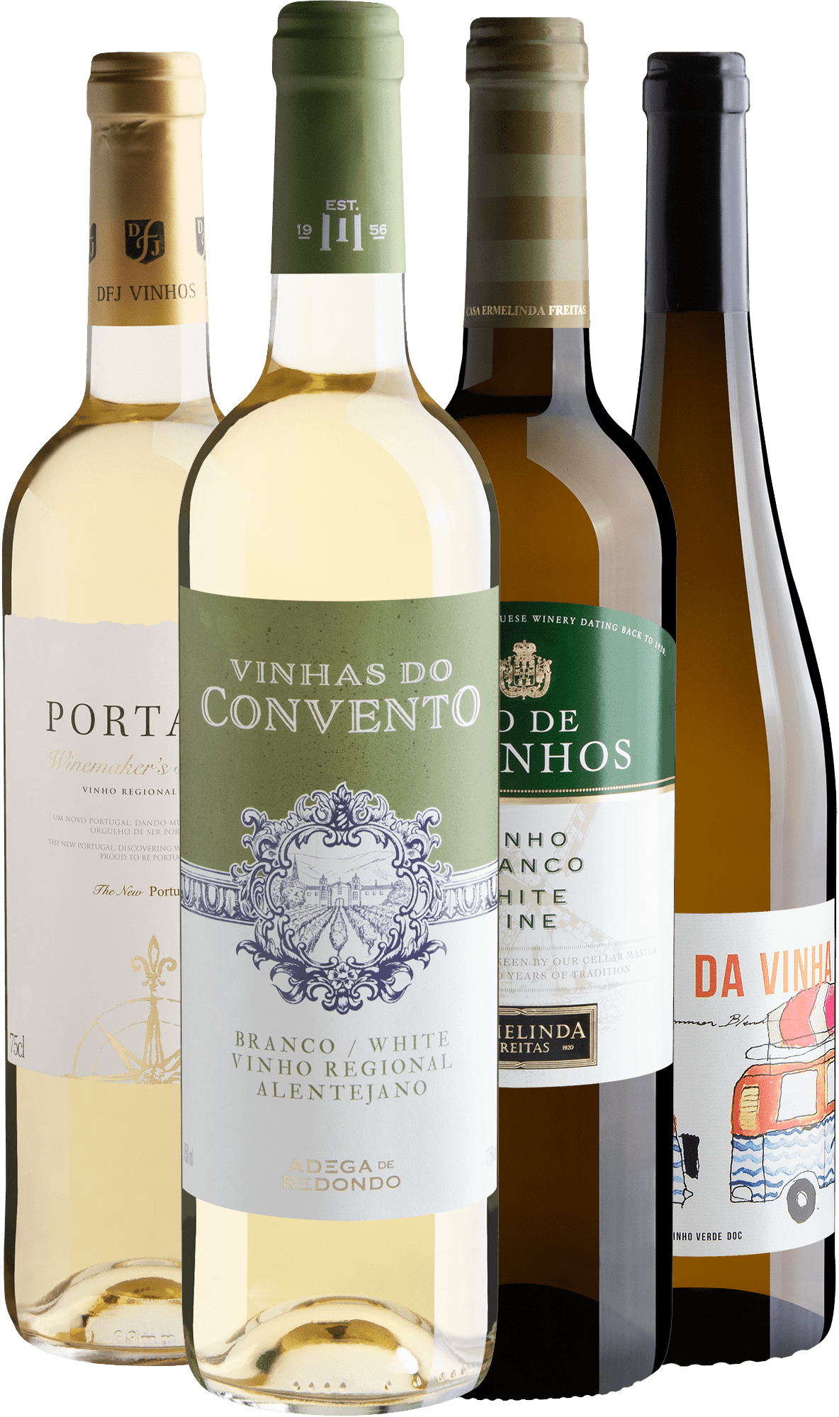 Kit 4 Brancos Portugueses
