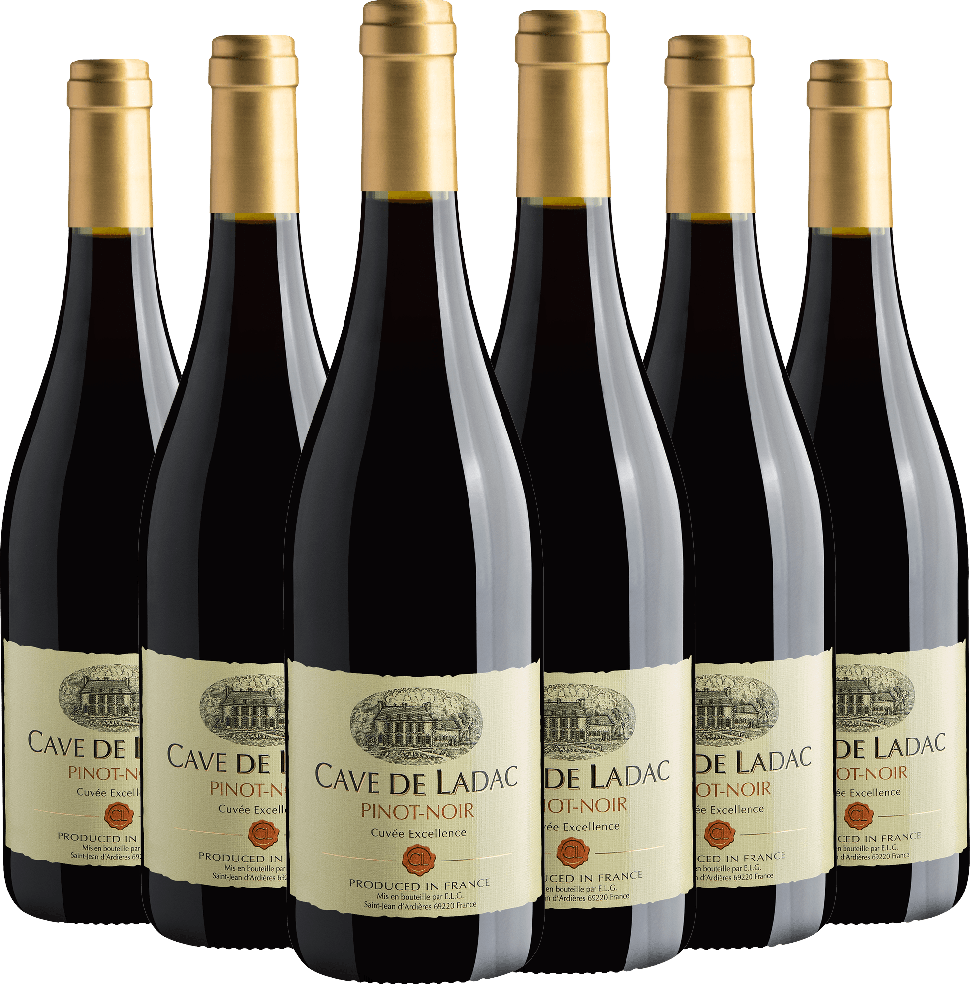 Kit 6 Cave de Ladac Pinot Noir