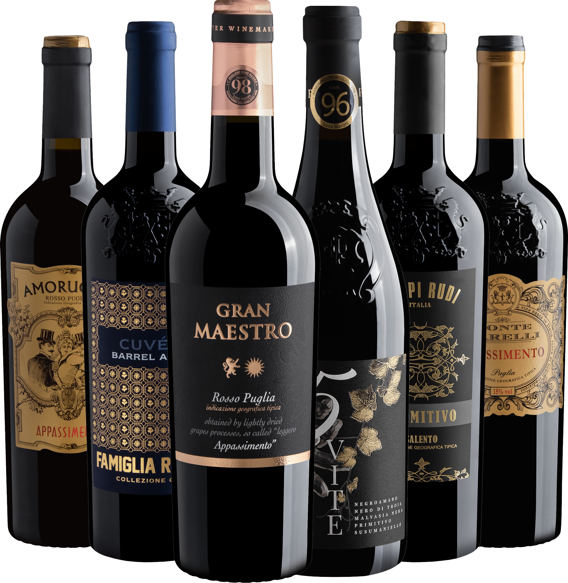 Kit 6 Italianos 95+ Pontos