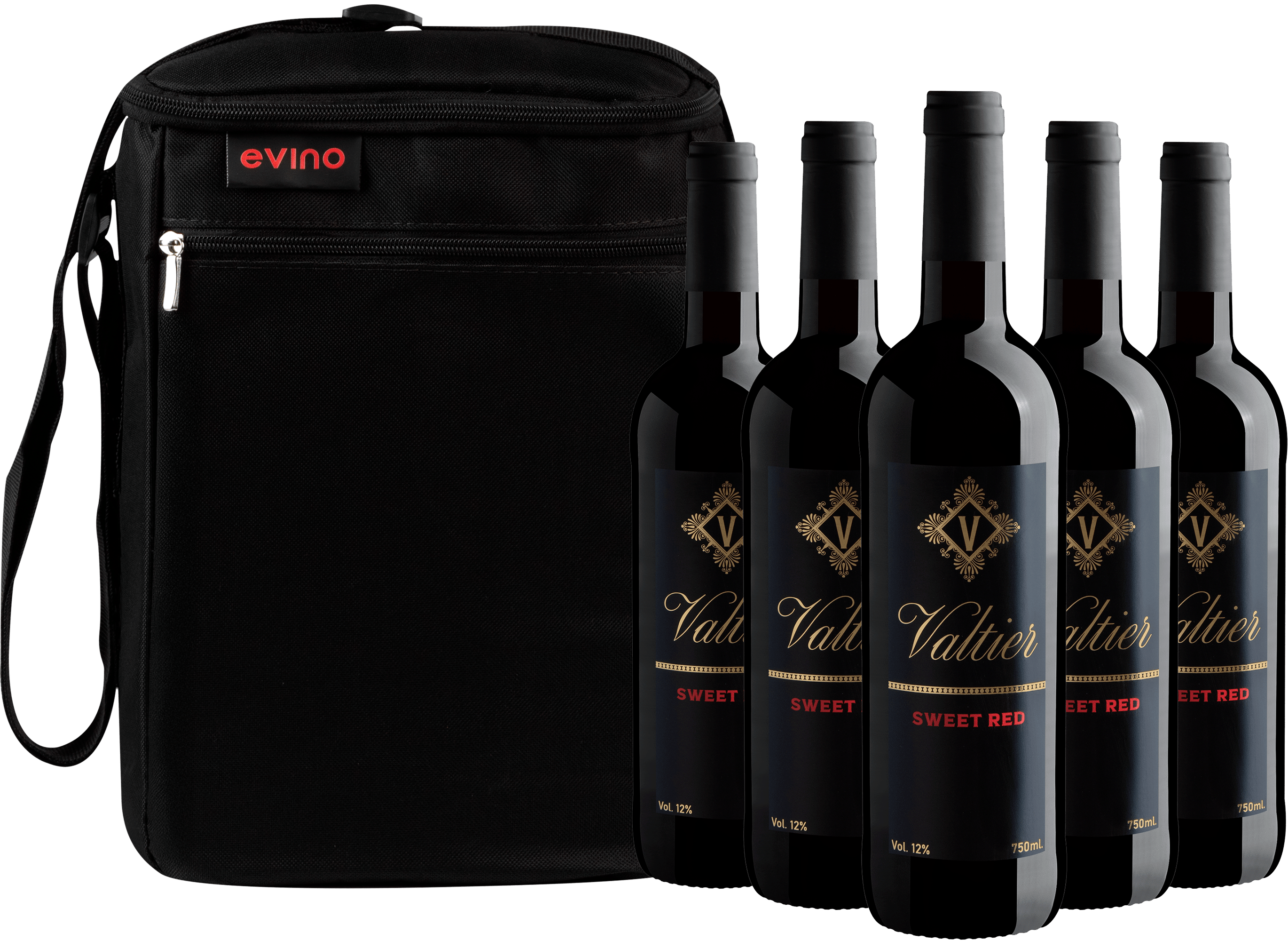 Kit 5 Valtier Sweet Red + Bolsa Exclusiva