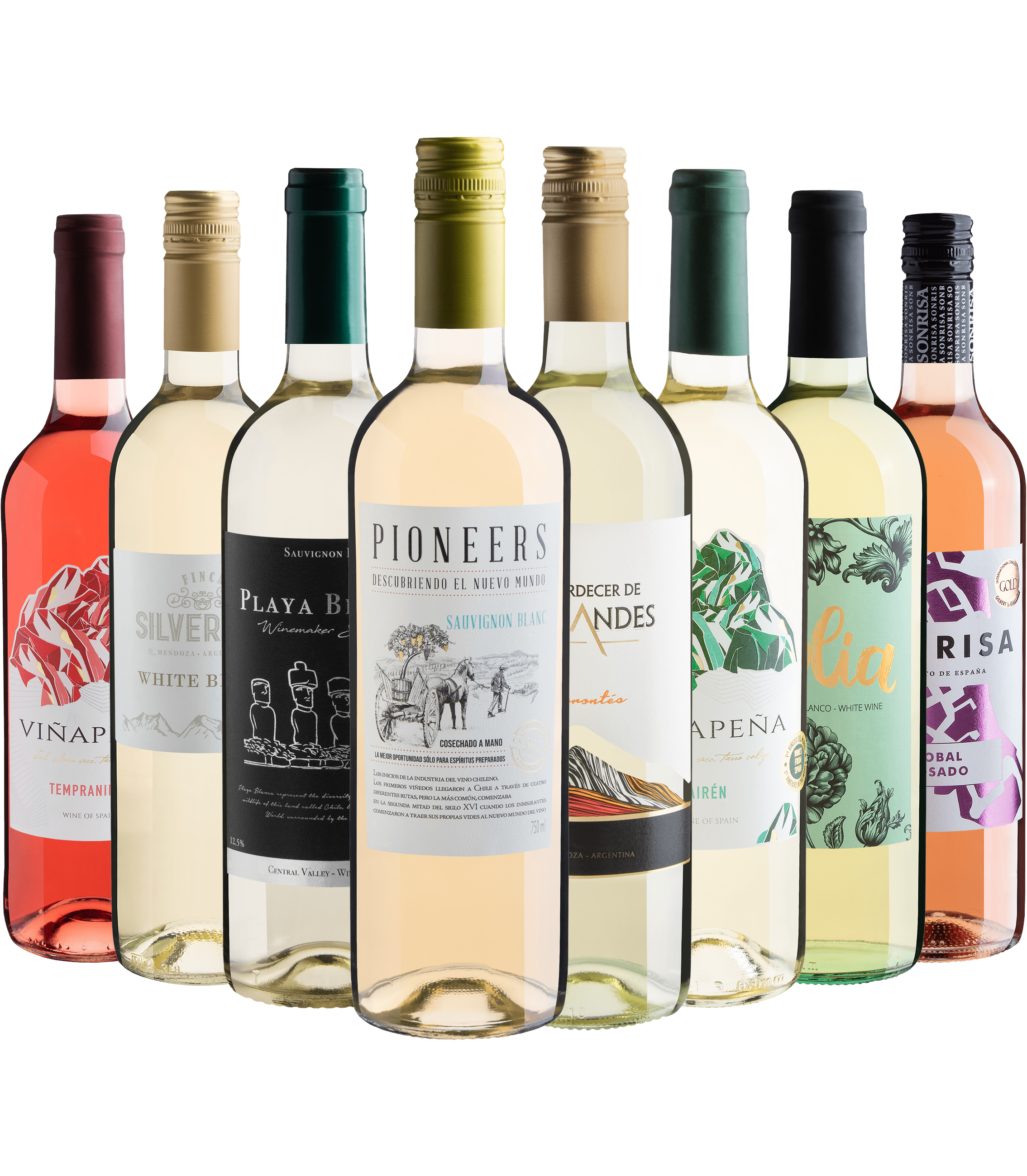 Kit 8 Vinhos Refrescantes