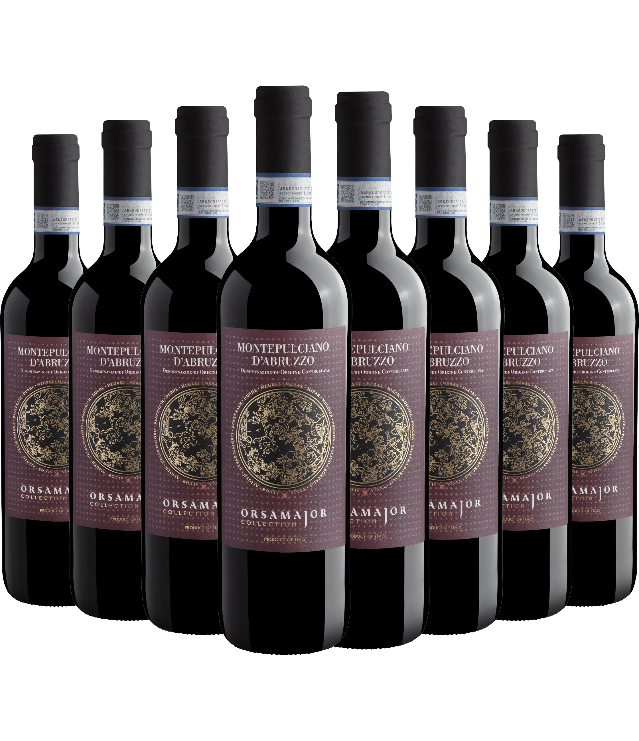 Kit 8 Orsamajor Collection Montepulciano d'Abruzzo DOC