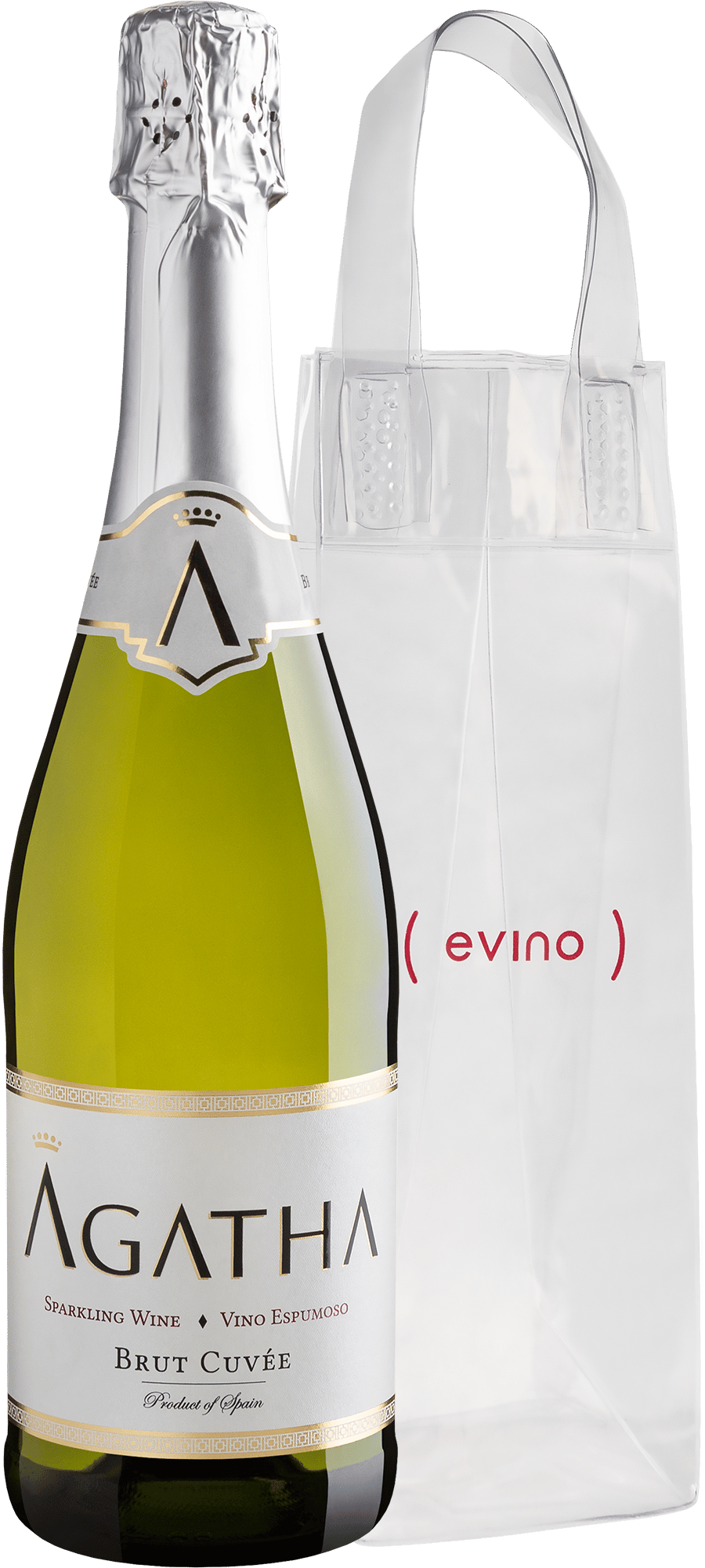 Espumante Ágatha Brut Cuvée + sacola para presente