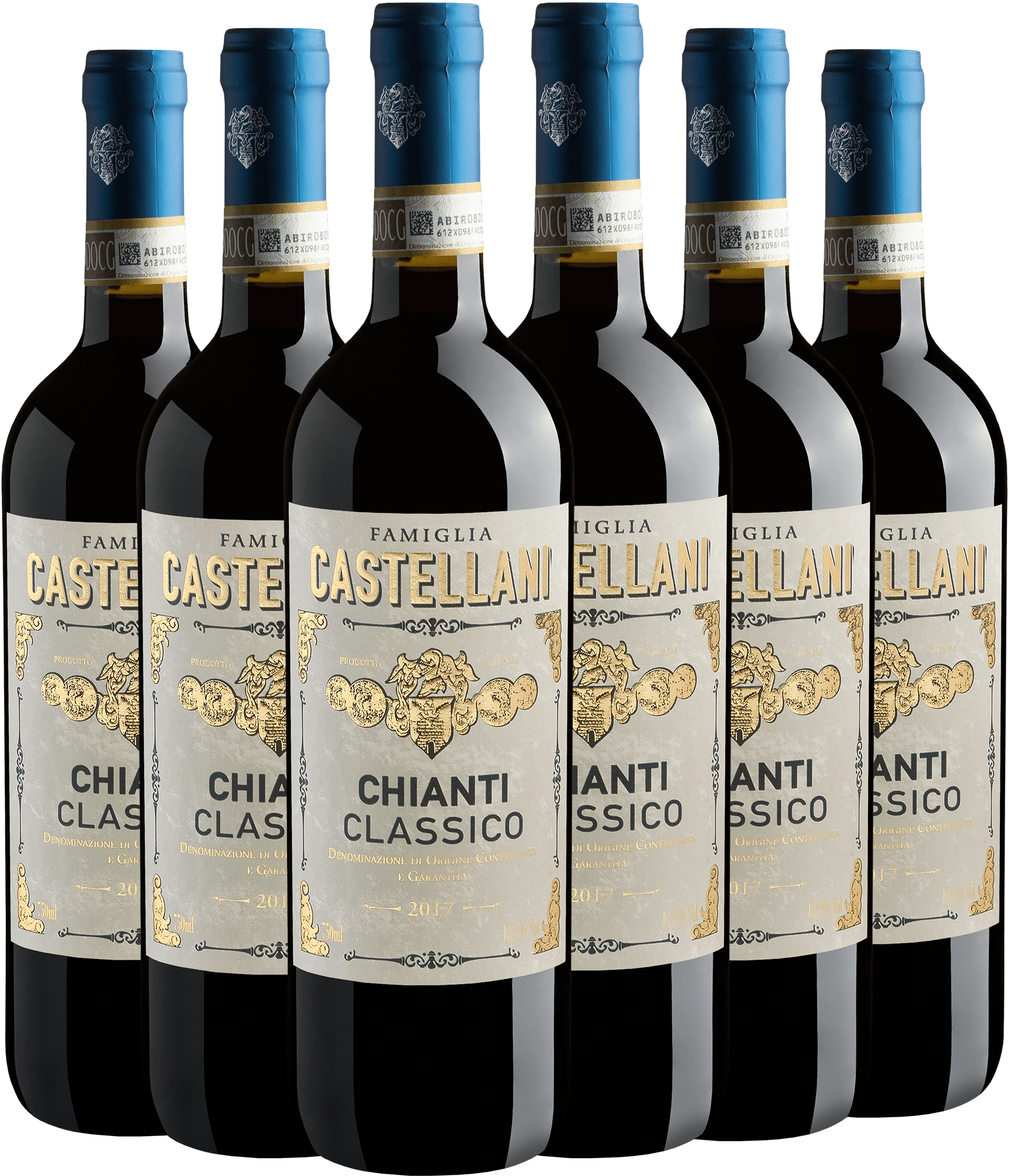 Kit Famiglia Castellani Chianti Classico DOCG 2017 - Leve 6, pague 5