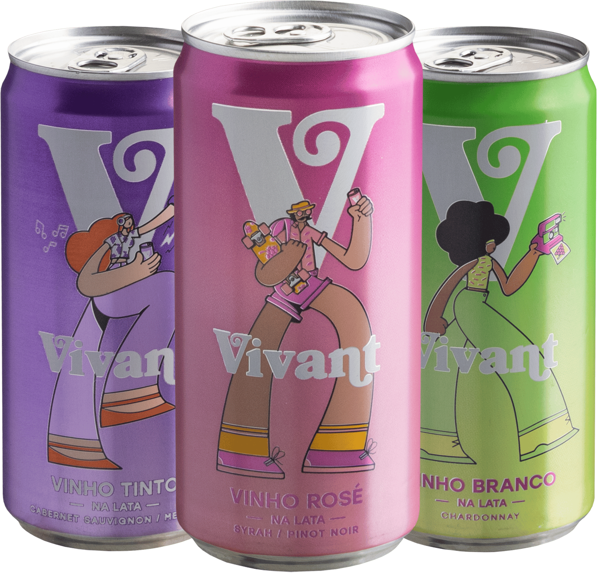 Trio Vivant - Vinho na Lata