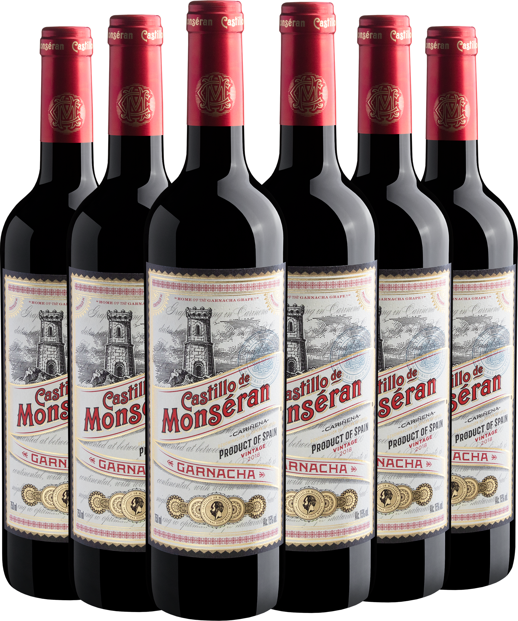 Sexteto Castillo de Monséran Cariñena DOP 2018
