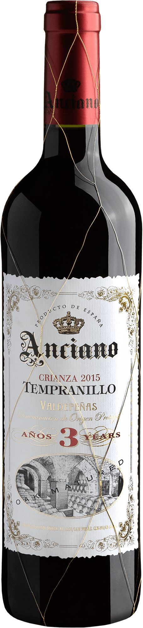Anciano Crianza 3 years Tempranillo Valdepeñas D.O. 2015