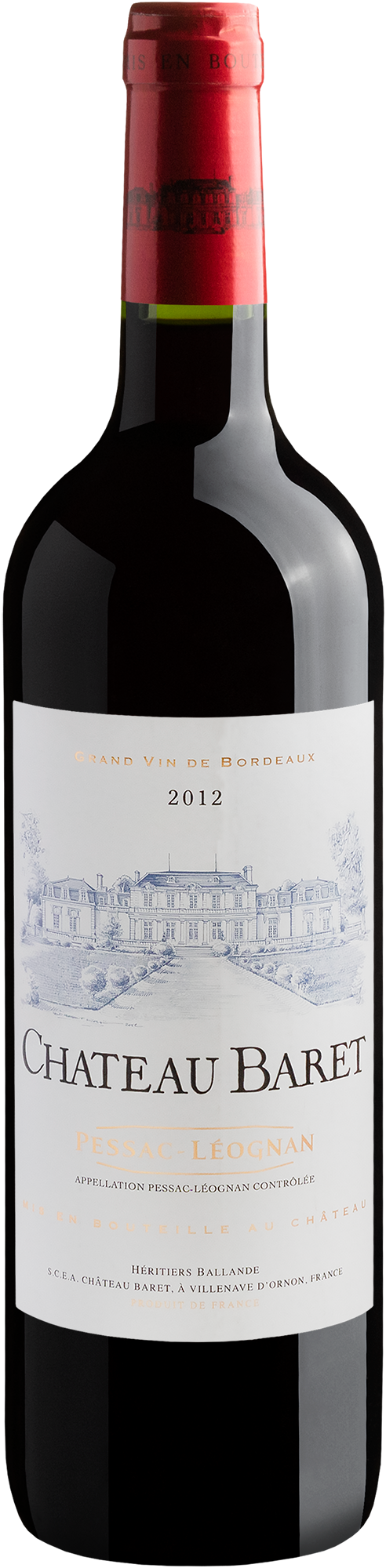 Château Baret Pessac-Léognan AOC 2012