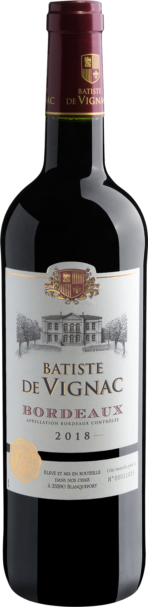 Bordeaux Batiste de Vignac AOC 2018