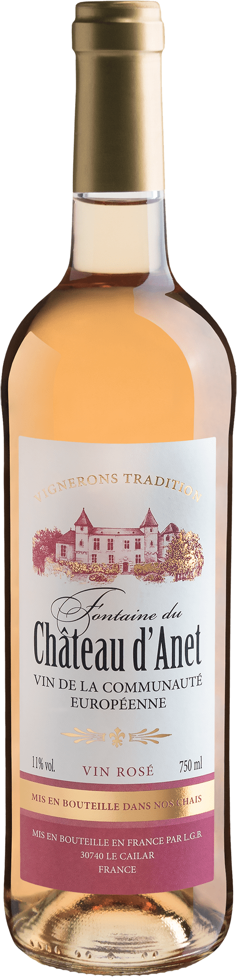 Fontaine du Château d’Anet Rosé 2019