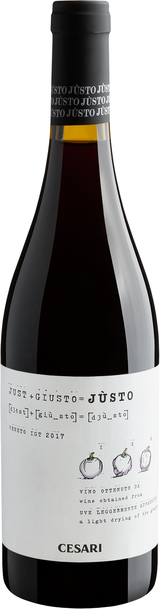 Cesari Jùsto Veneto Leggermente Appassite Rosso 2017