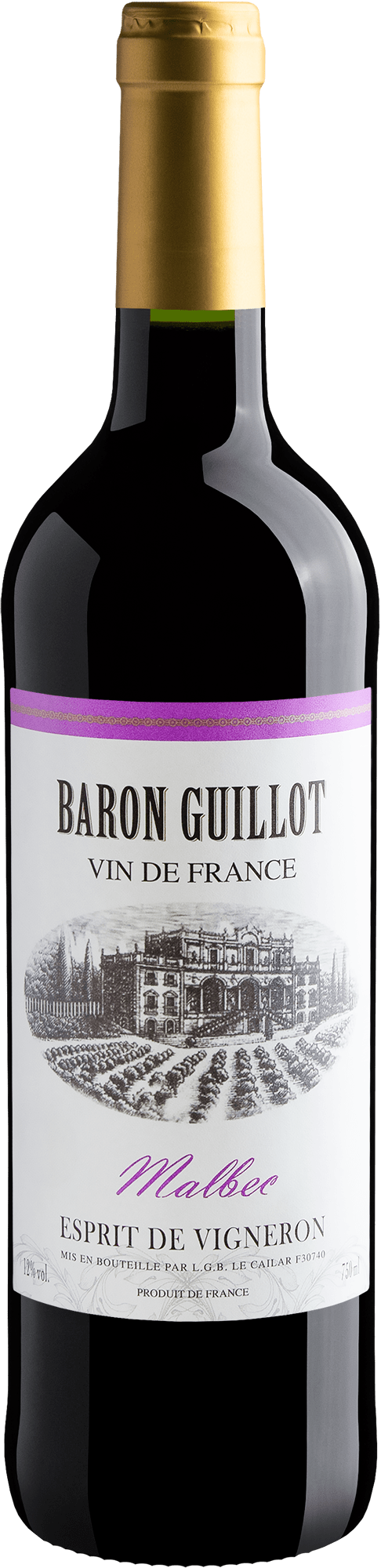 Baron Guillot Esprit de Vigneron Malbec 2019