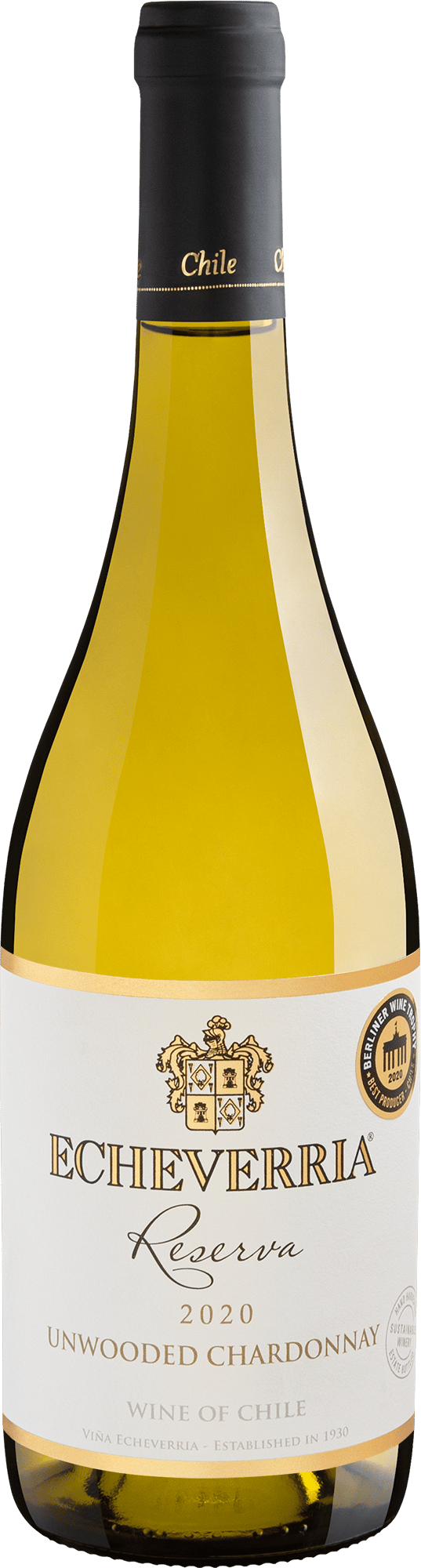 Echeverria Reserva Unwooded Chardonnay 2020