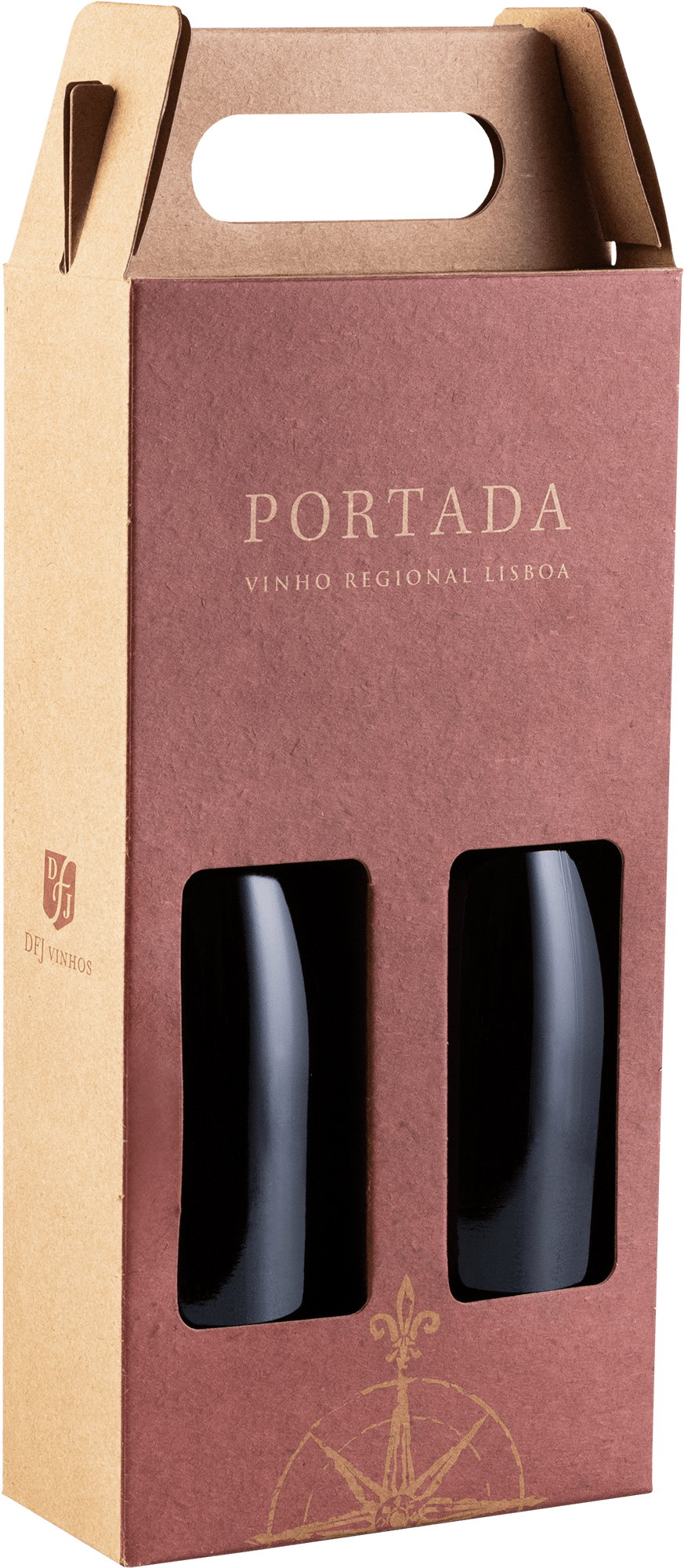 Embalagem de Presente para 2 garrafas - Portada