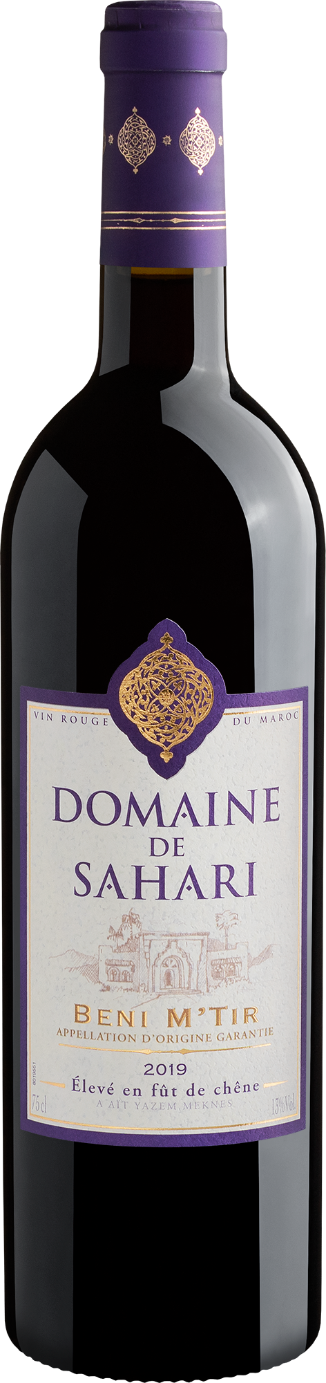 Domaine de Sahari Vin Rouge du Maroc Beni M'Tir AOG 2019