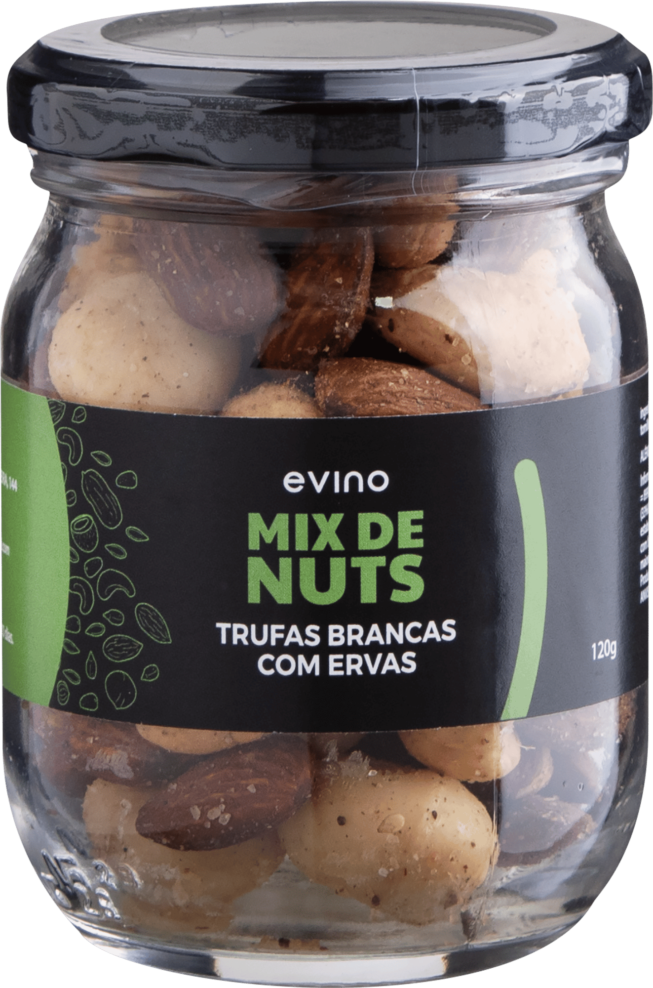 Mix de Castanhas Sabor Trufas Brancas com Ervas - 120g