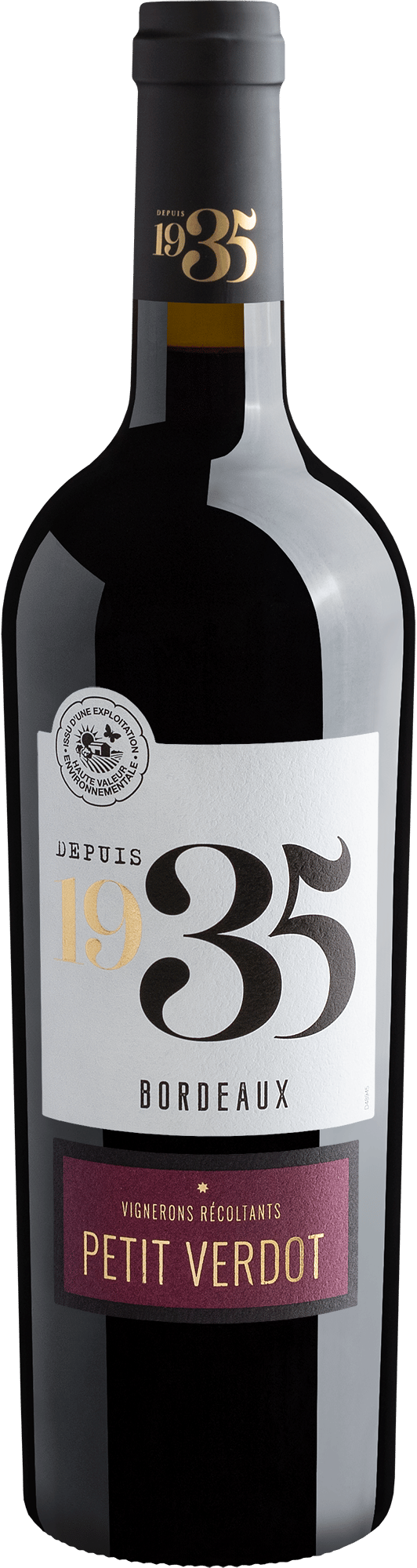 Depuis 1935 Petit Verdot Bordeaux AOC