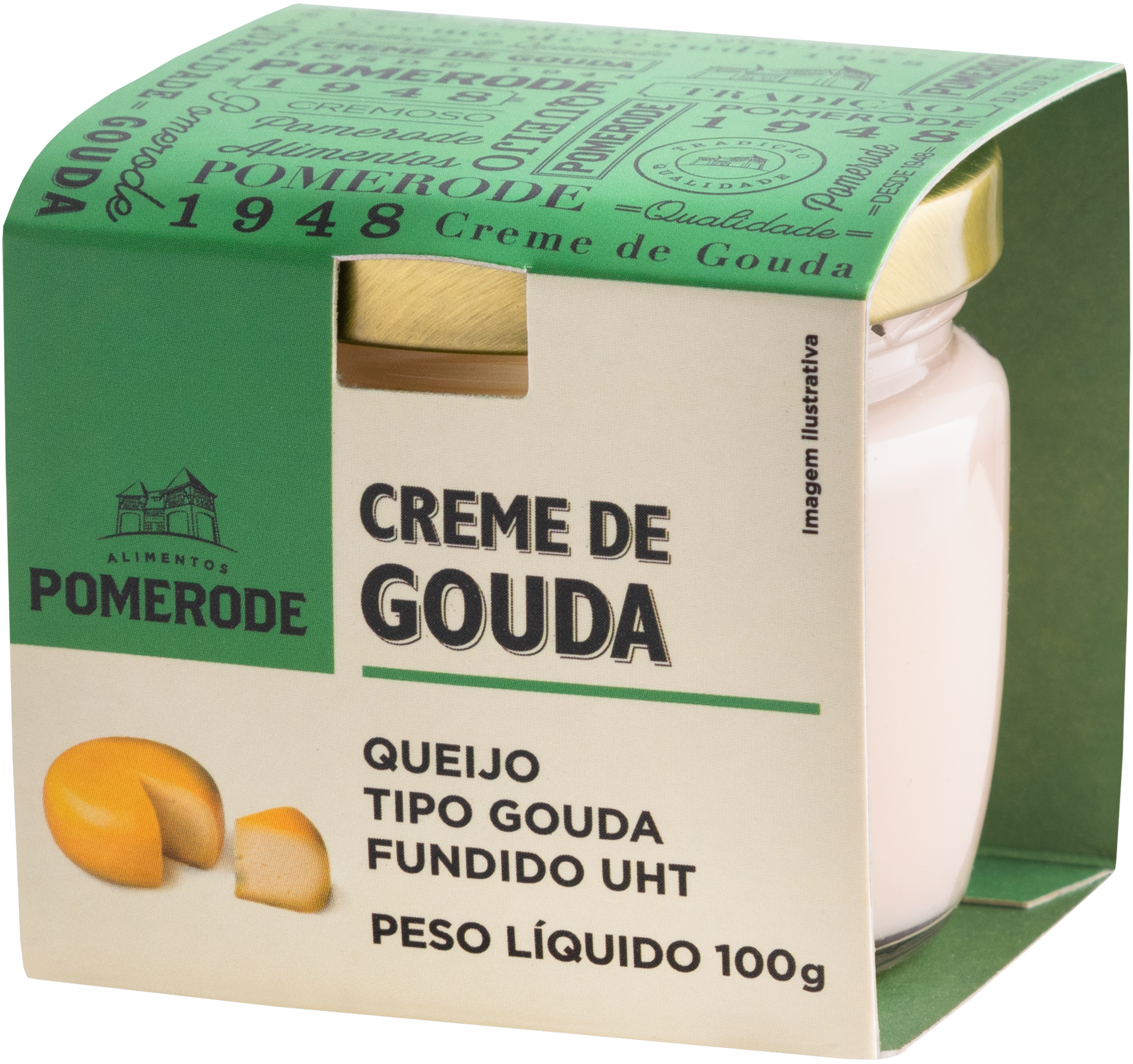 Creme de Queijo Tipo Gouda Pomerode - 100g
