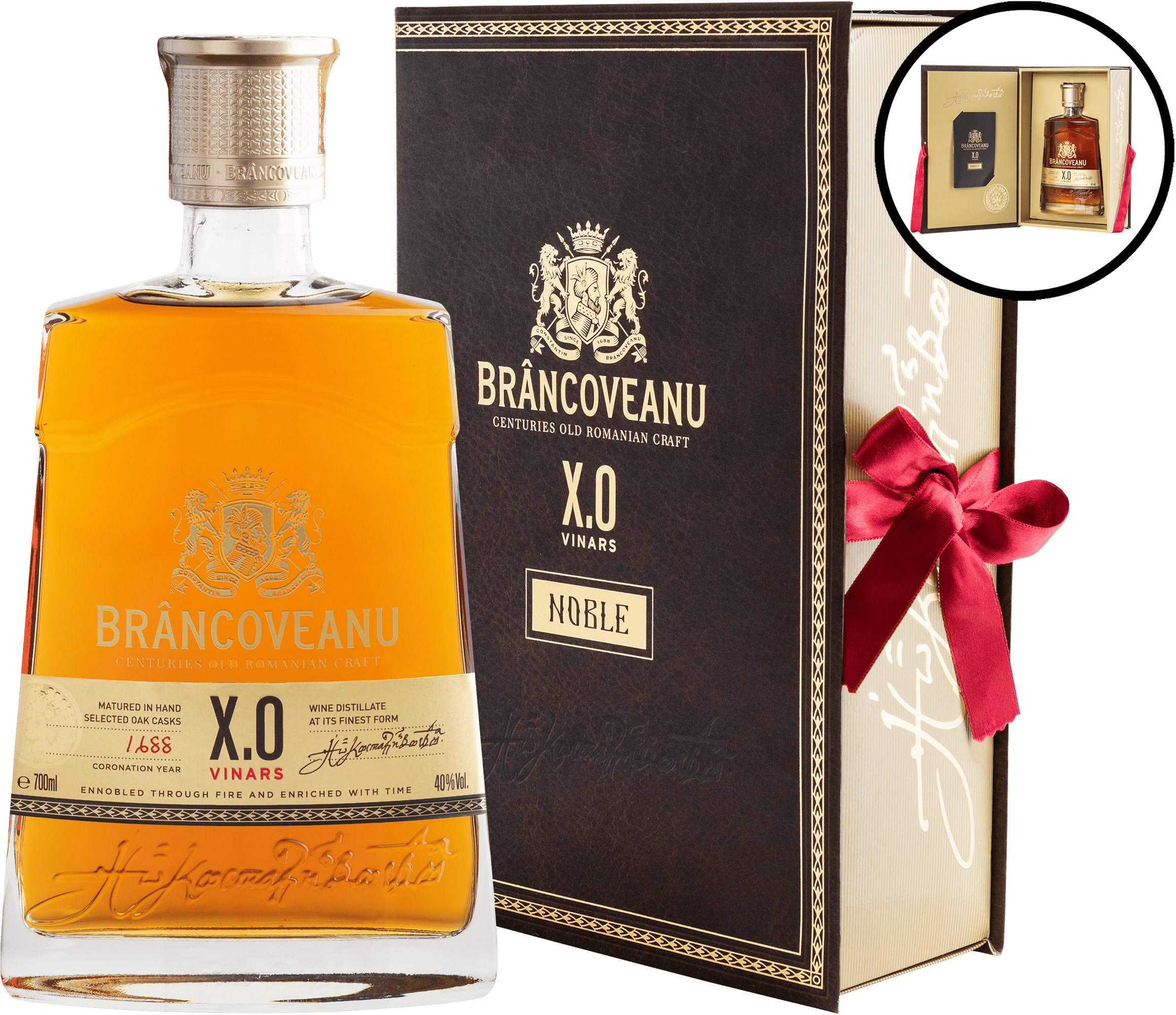 Brandy Brâncoveanu Vinars X.O - 700mL