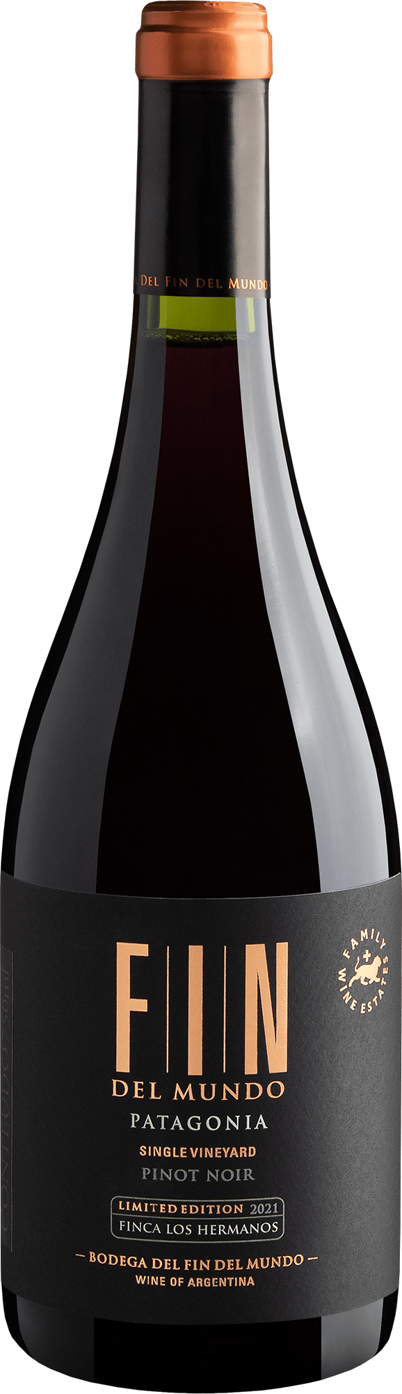Fin Del Mundo Patagonia Single Vineyard Pinot Noir Limited Edition Finca los Hermanos 2021