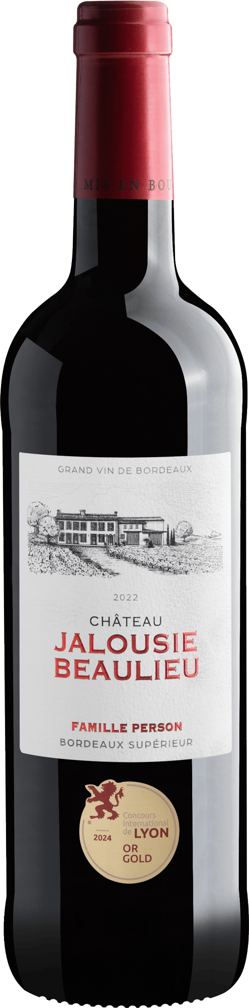 Château Jalousie Beaulieu Bordeaux Supérieur AOC 2022