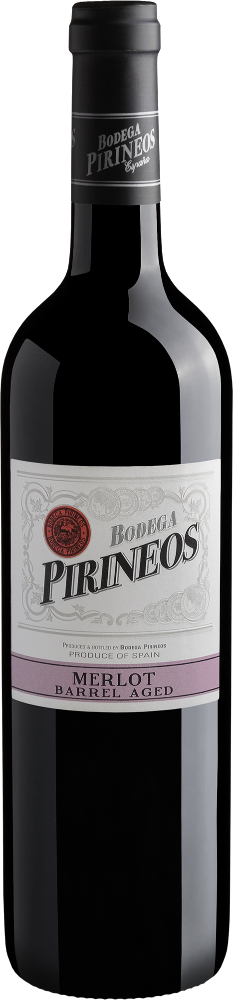 Bodega Pirineos Merlot Barrel Aged Somontano D.O. 2015