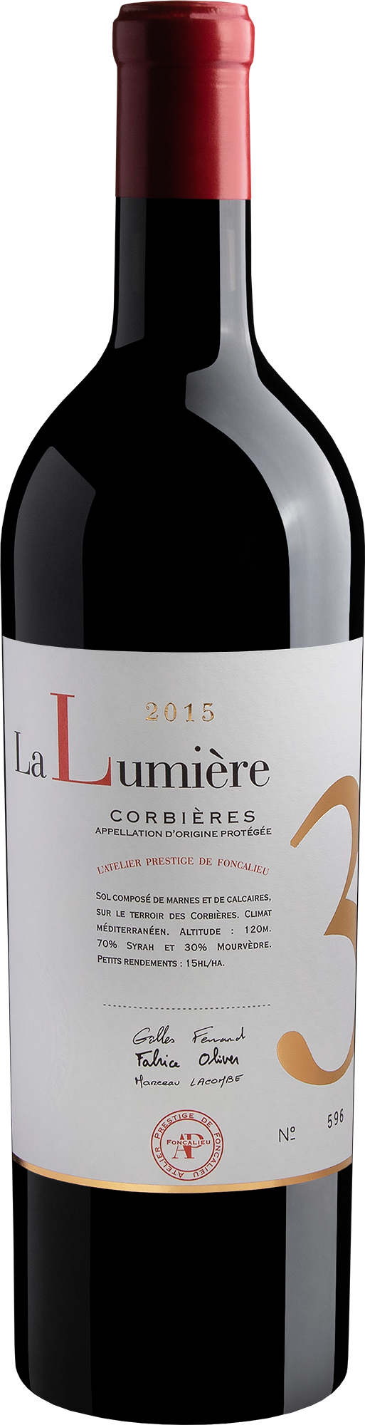 La Lumière Corbières AOP 2015