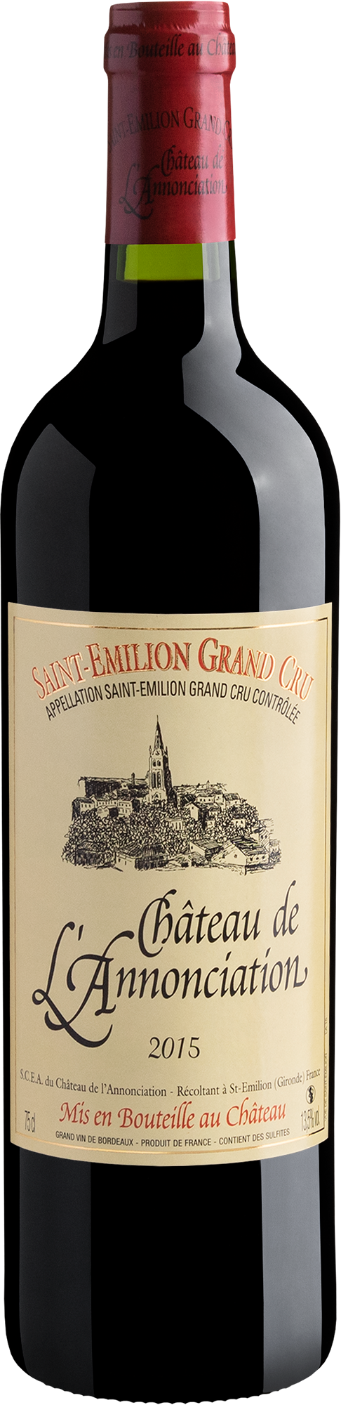 Château de L'Annonciation Saint-Émilion Grand Cru AOC 2015