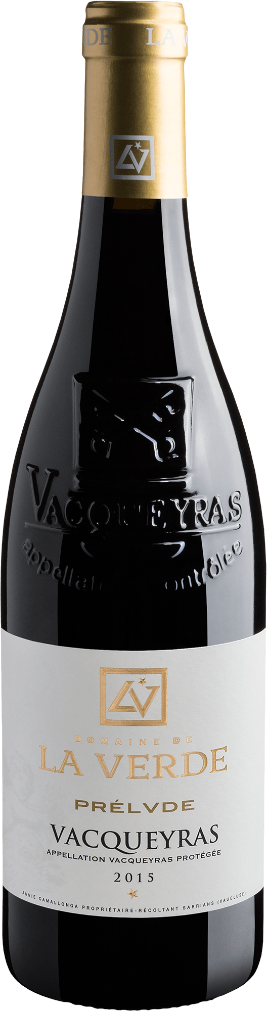 Domaine de La Verde Prélude Vacqueyras AOC 2015