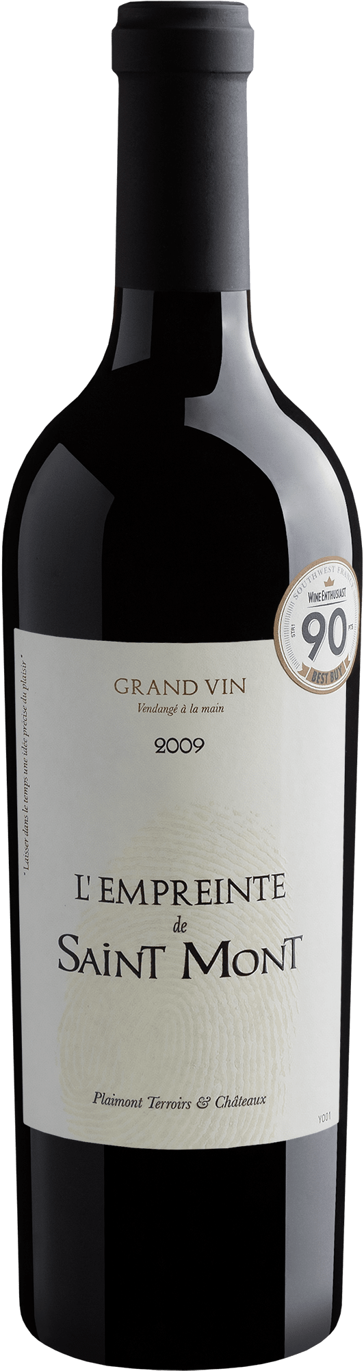 L’empreinte Grand Vin de Saint-Mont AOC 2009