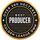 Best Producer over 500 hectares pelo Golden League DWM 2022