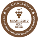 Medalha de Ouro Challenge to the Best French Wines for the USA