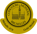 Medalha de Ouro Concours Mondial Bruxelles