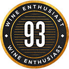 93 pontos Wine Enthusiast